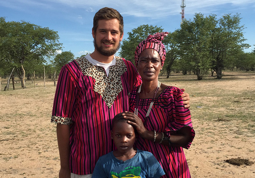 Wehman '17 in Namibia in 2016