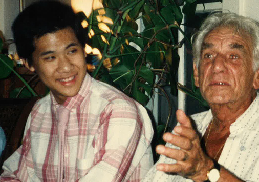 Ching-chu Hu and Leonard Bernstein