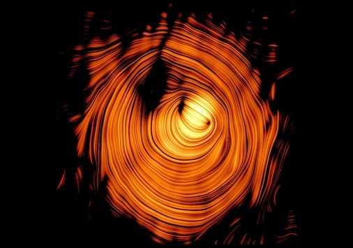 Photo of a plasma jet in the blazar PKS 1424+240