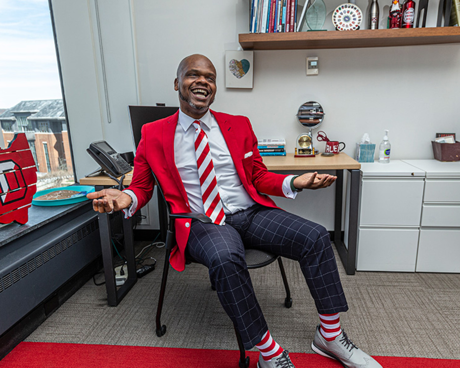 Alexander Miller in his office
