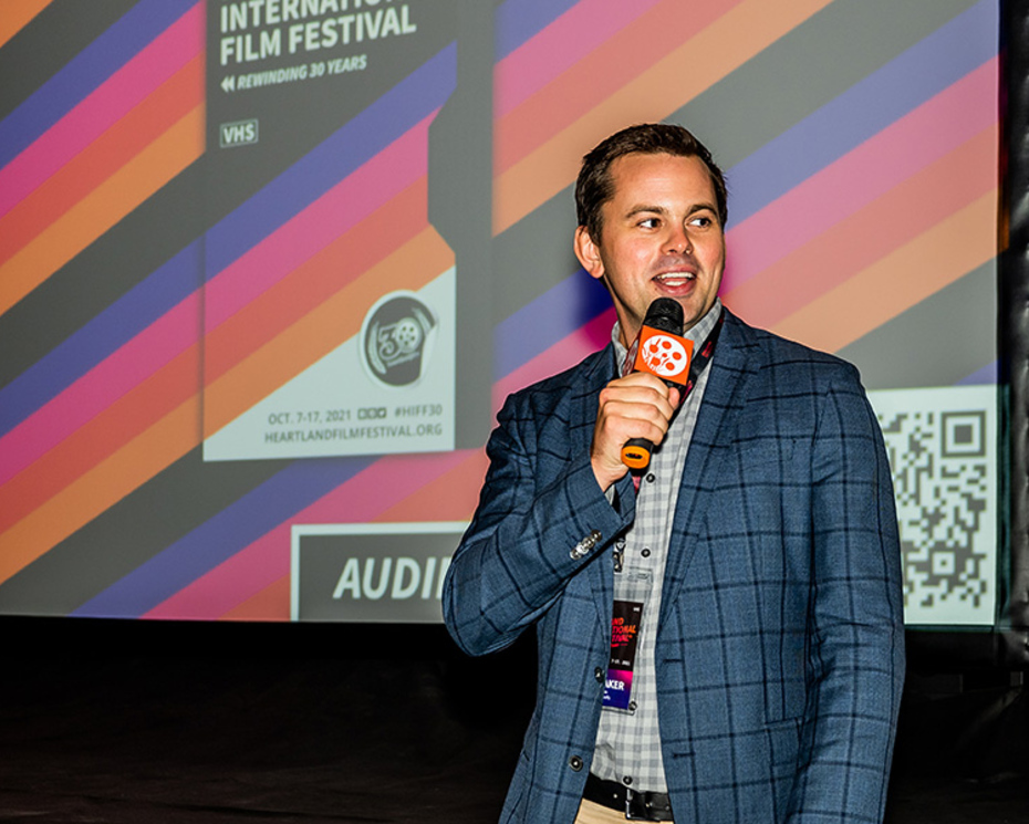 Skye Wallin '11 at the Heartland Film Festival.