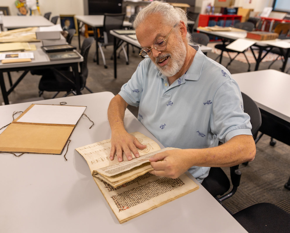 English professor Fred Porcheddu-Engel spent two years translating a 15th century manuscript written in Latin.