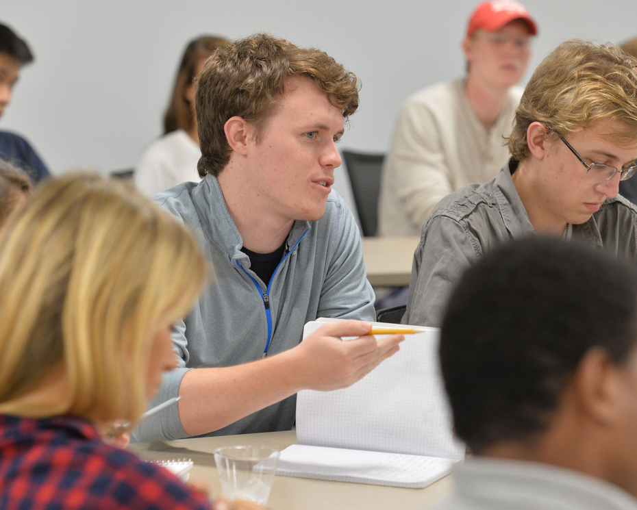 Students in class.