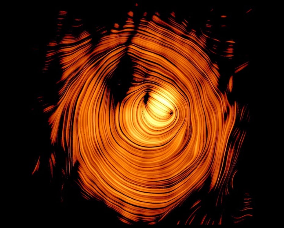 Photo of a plasma jet in the blazar PKS 1424+240