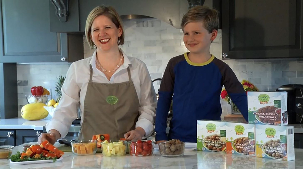 Heather Stouffer '96 and son-Mom Made Foods