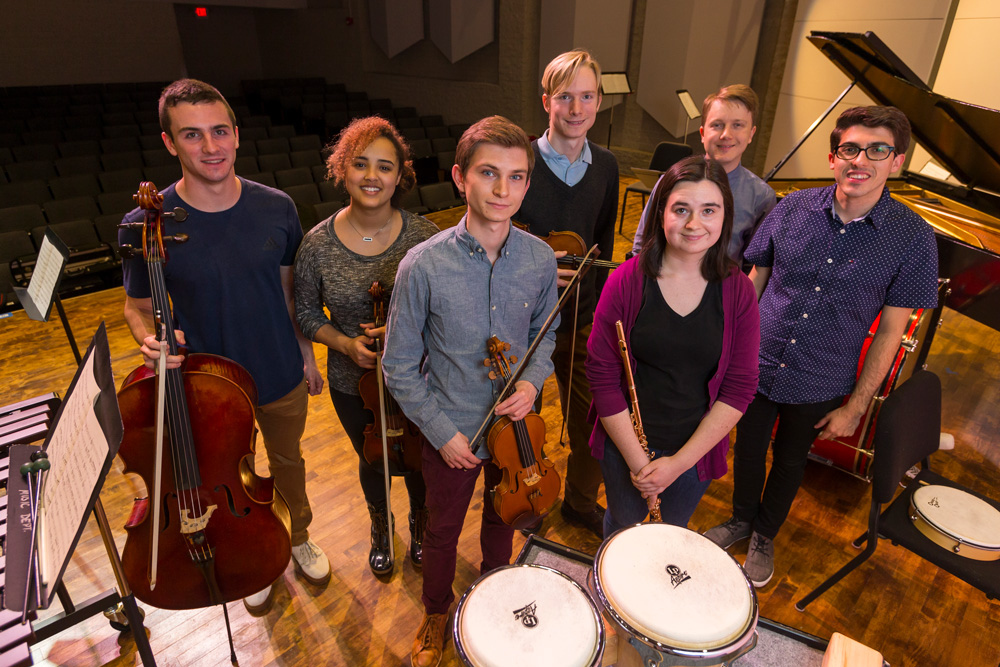 The New Music Ensemble dives deep into the composers and music of today.