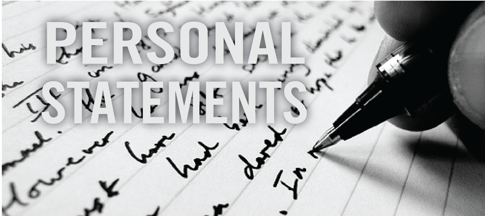 writing a personal statement