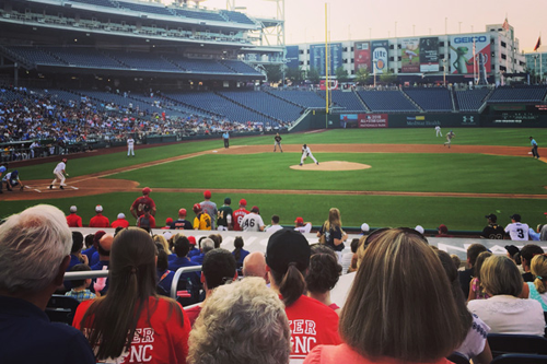 Lugar Scholars baseball game