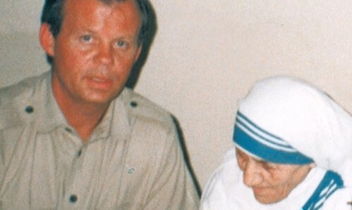 Tony Hall with Mother Teresa
