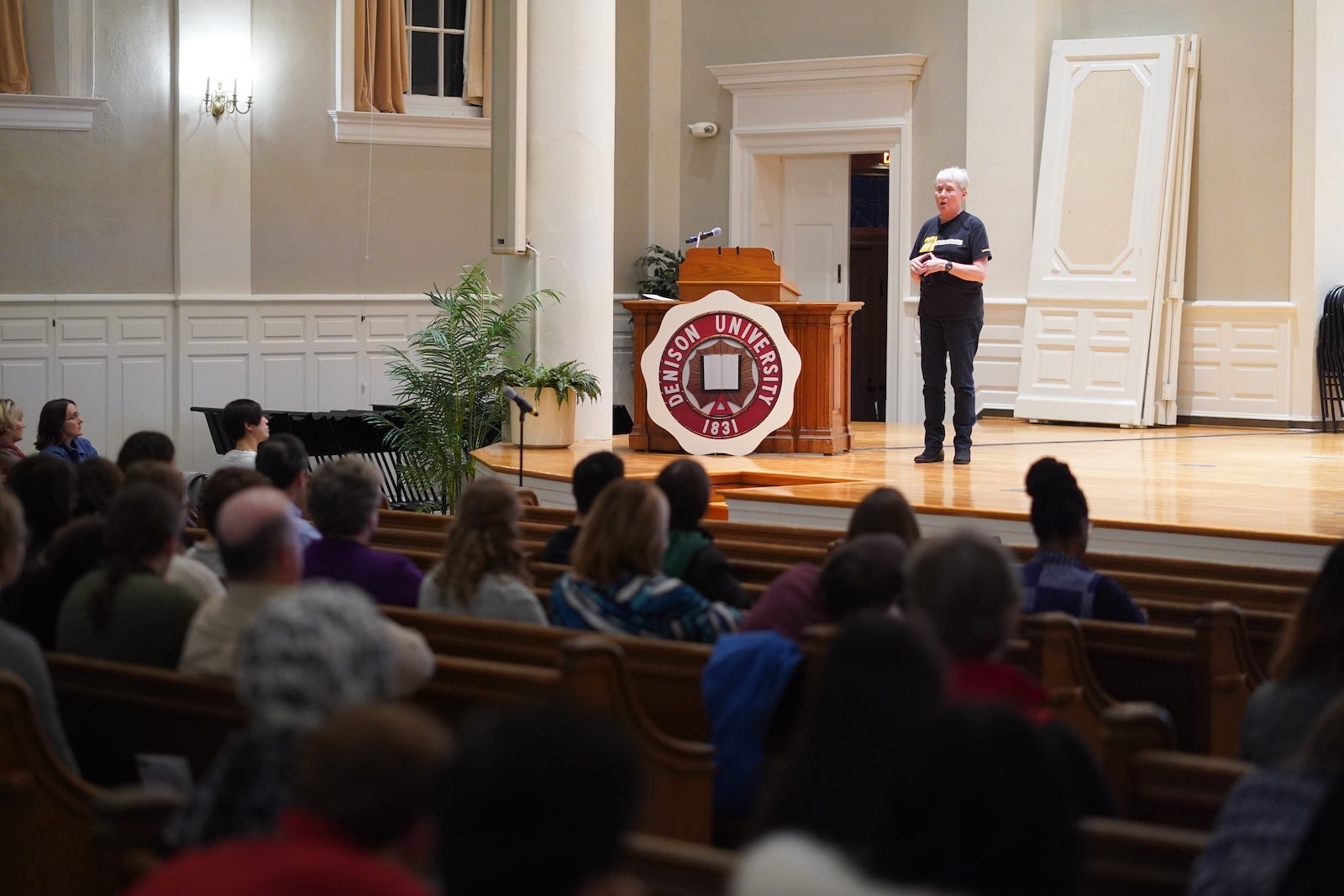 Maria Klawe speaks at the Anderson Lecture Series