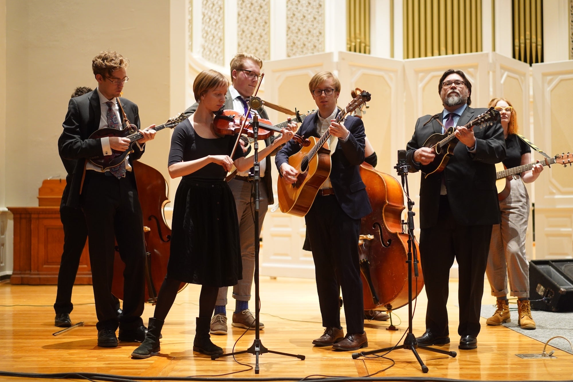 Denison Bluegrass Ensemble opens the concert