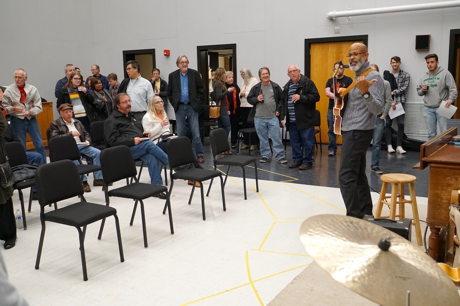 Jazz Guitar Festival workshop at Denison University on Oct. 28, 2017. (Photo by Timothy E. Black)