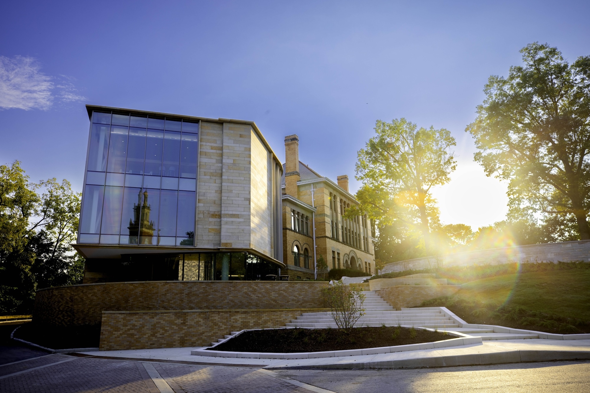 Exterior shot of the King Center