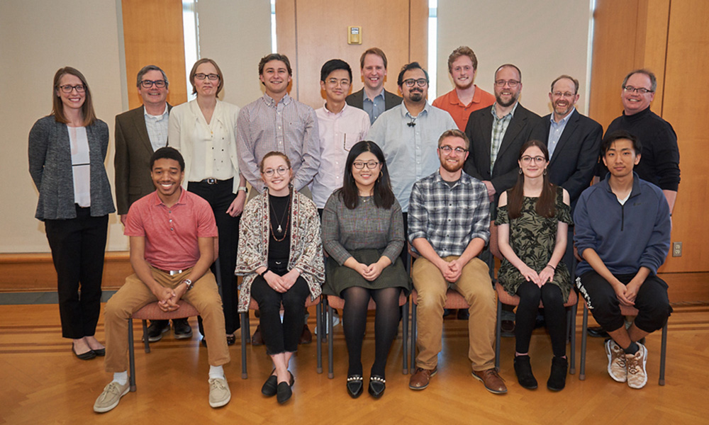 Students and faculty at honors day 2019