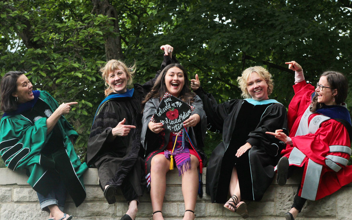 Kristen Ago with Professors 2