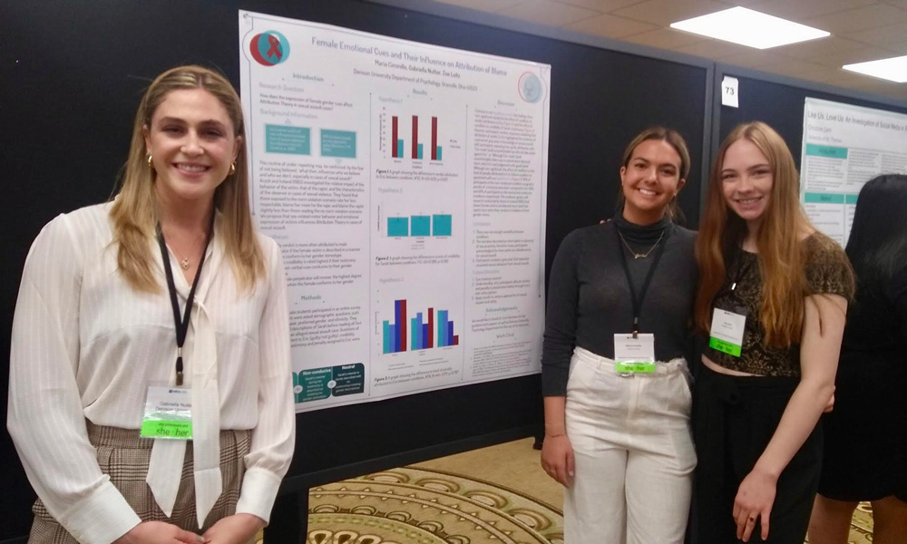 Students at Midwestern Psychological Association conference