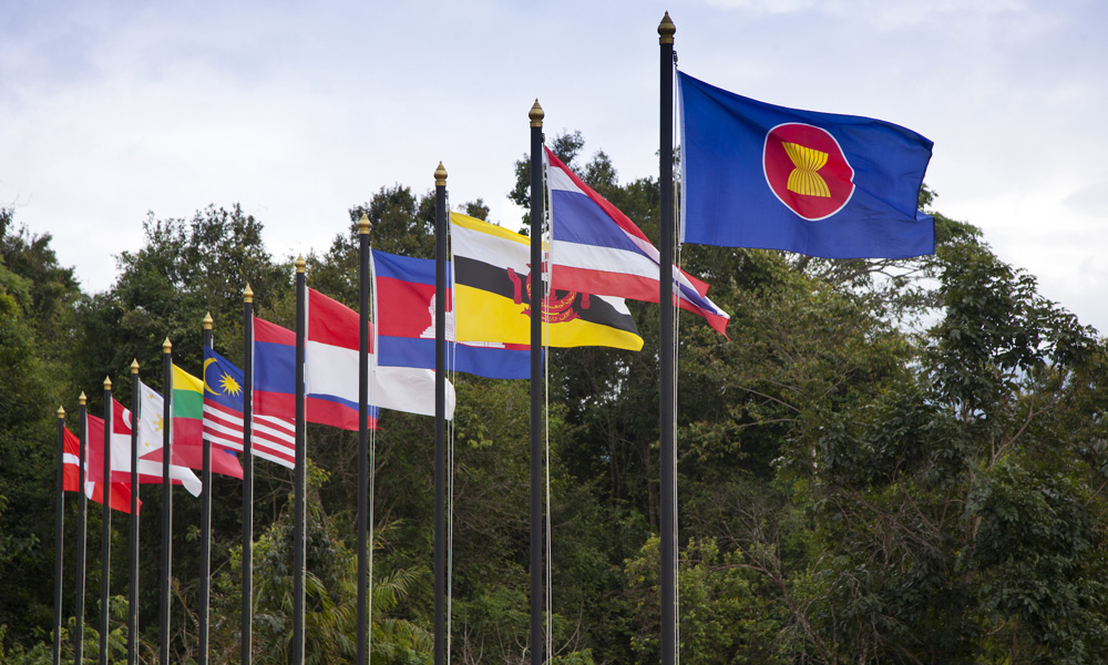 Flags of southeast asian countries