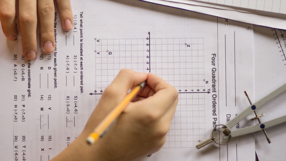 Math on graph paper