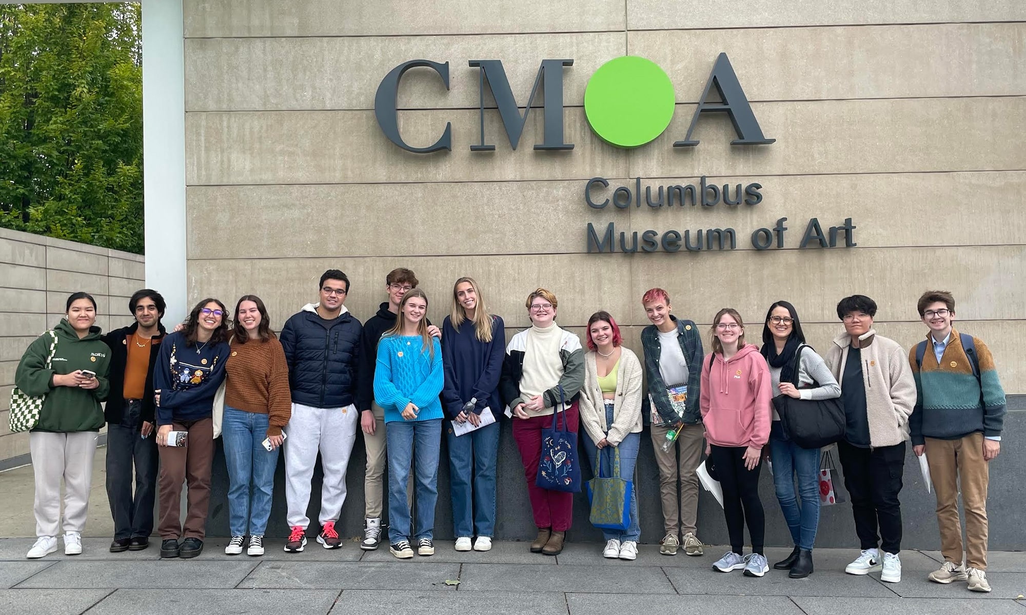 Students at the Columbus Museum of Art