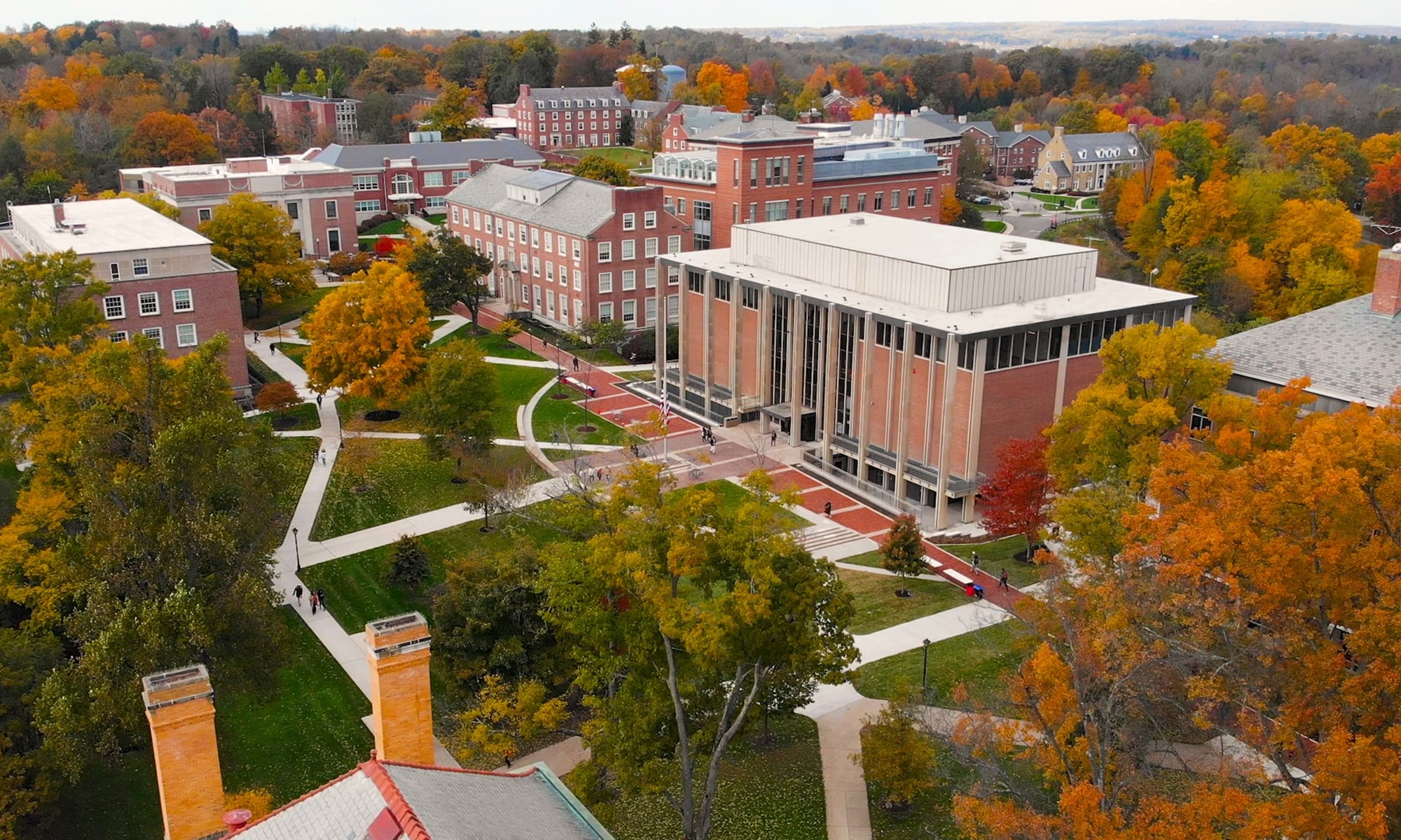 Denison's academic quad