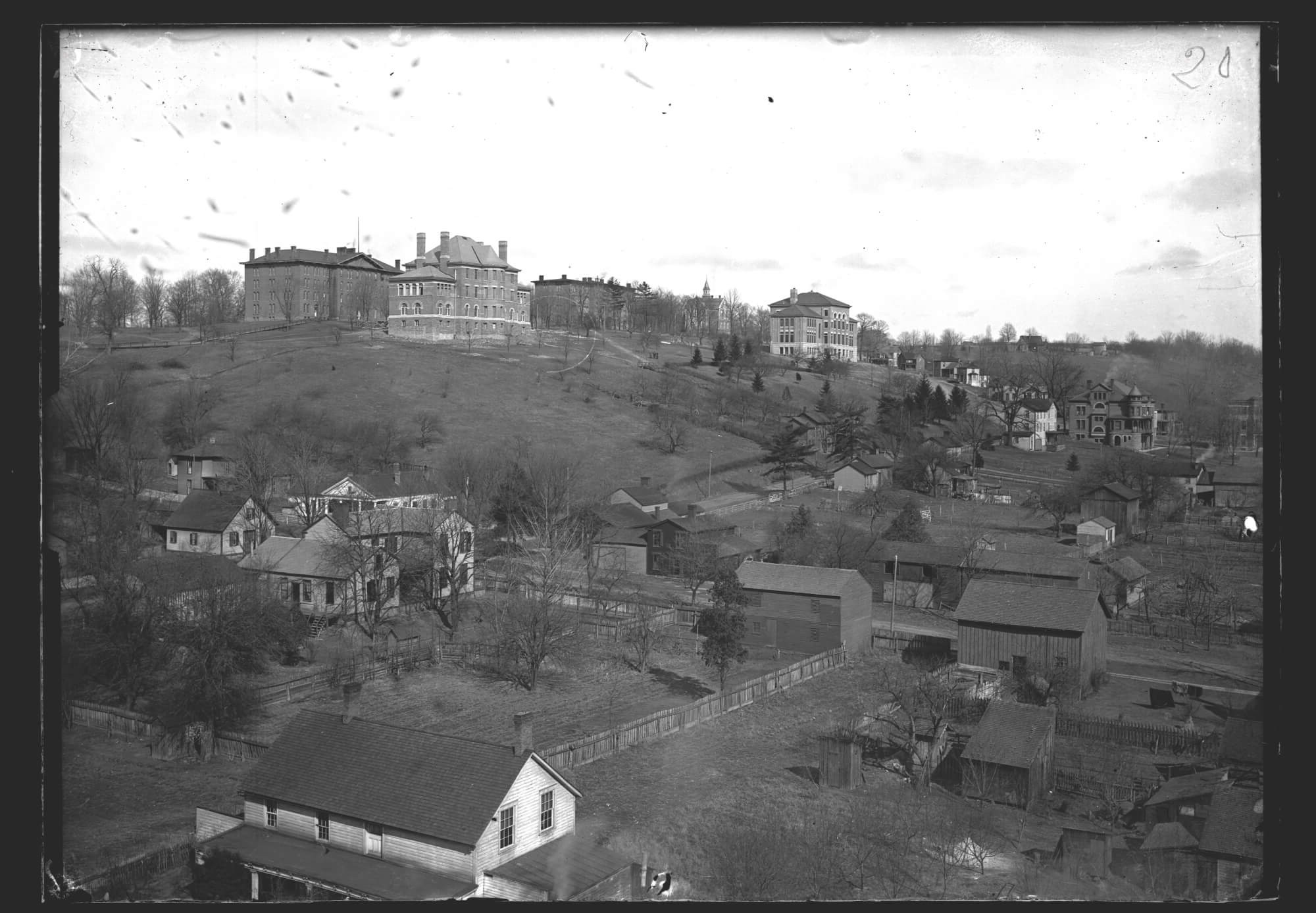 Denison Campus from the year 1895