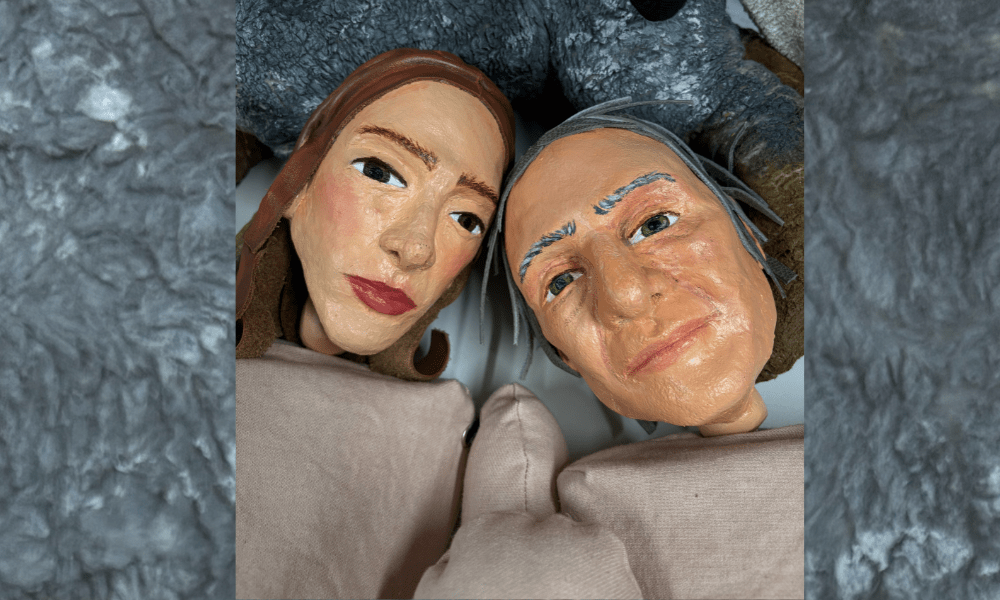Image of two puppets