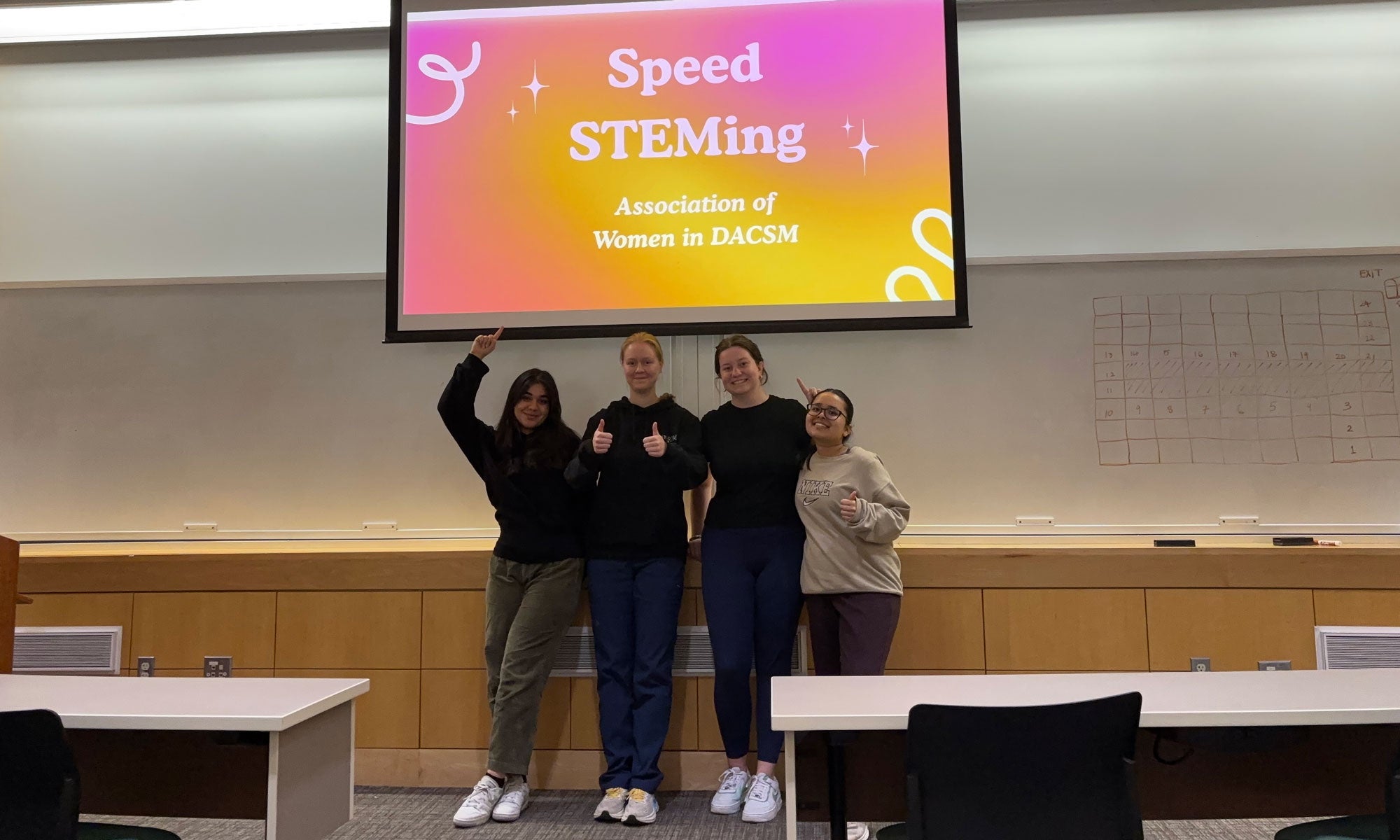 Members of Denison's WiN initiative