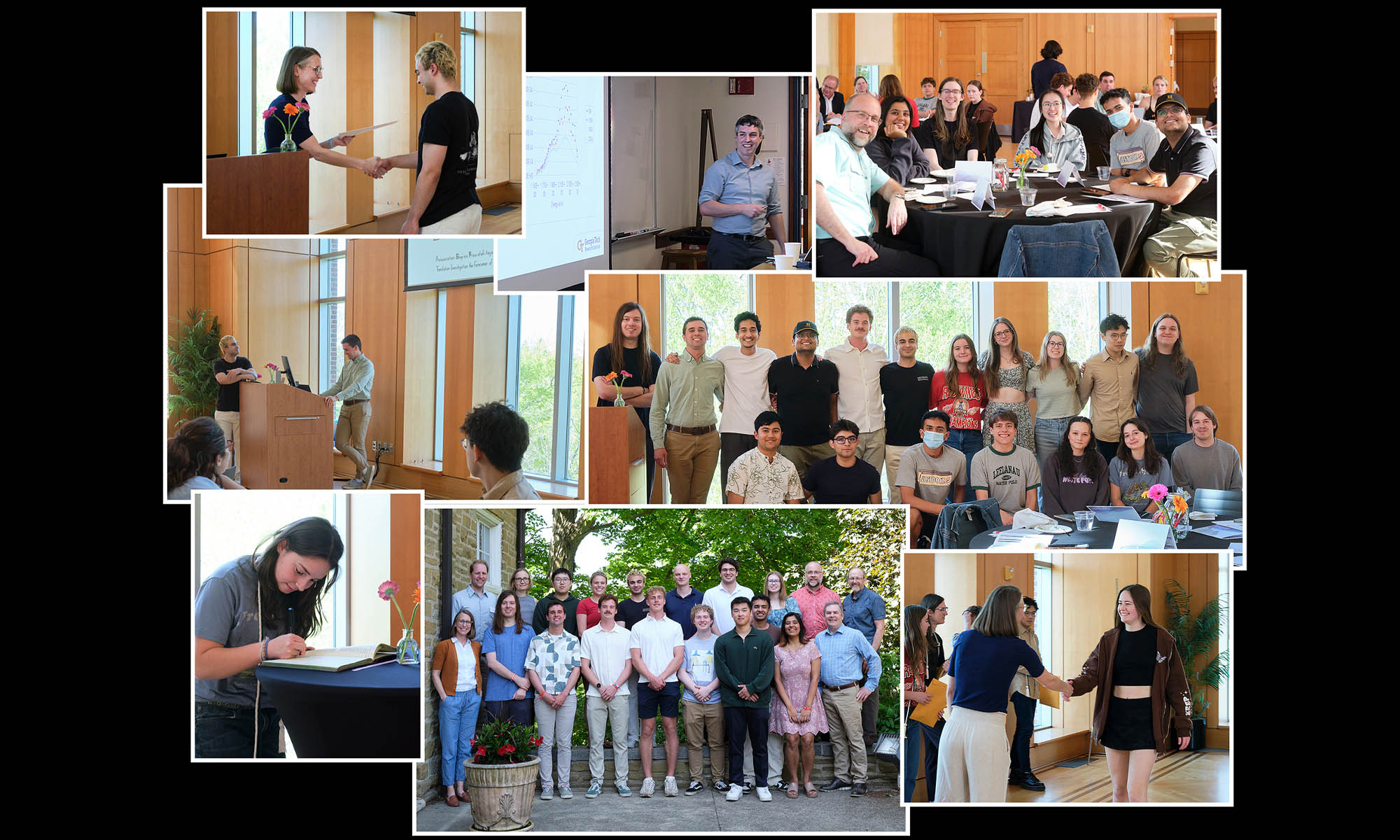 A collage of photos from Honors Day 2025
