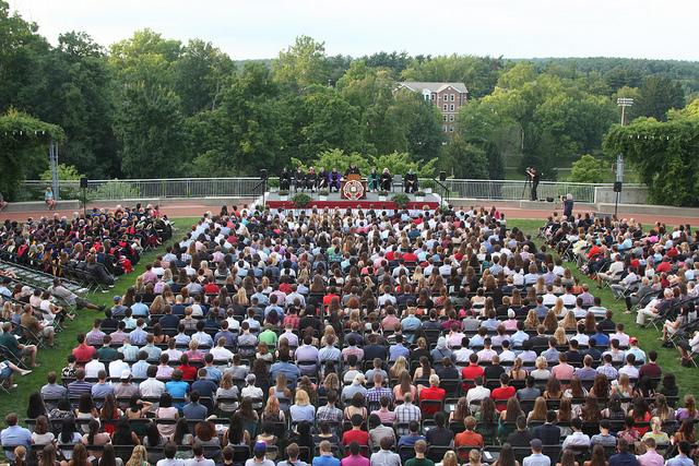 Crowd photo of induction ceremony