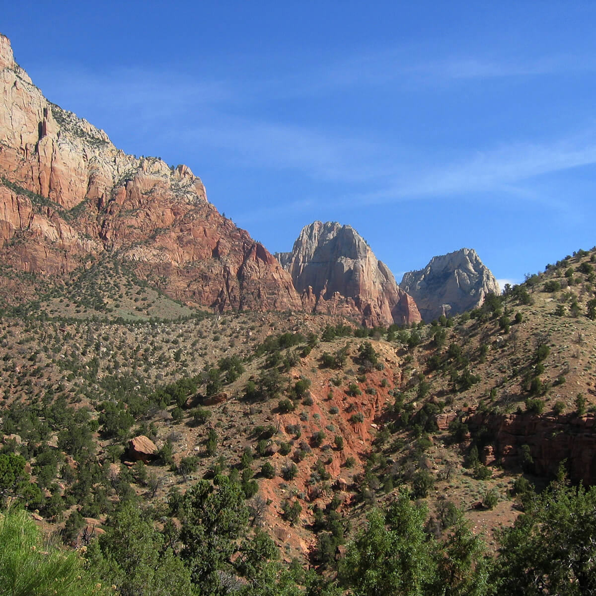 Mountains in Zion National Park