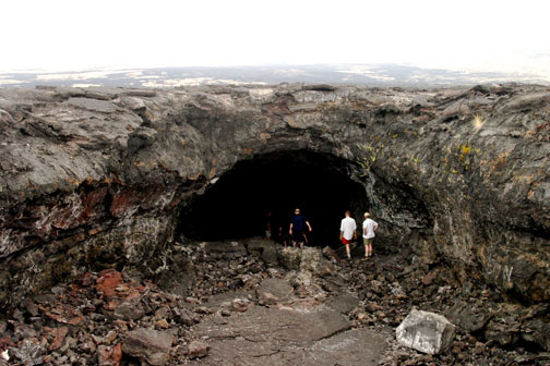 Lava tube cave near Kailua-Kona