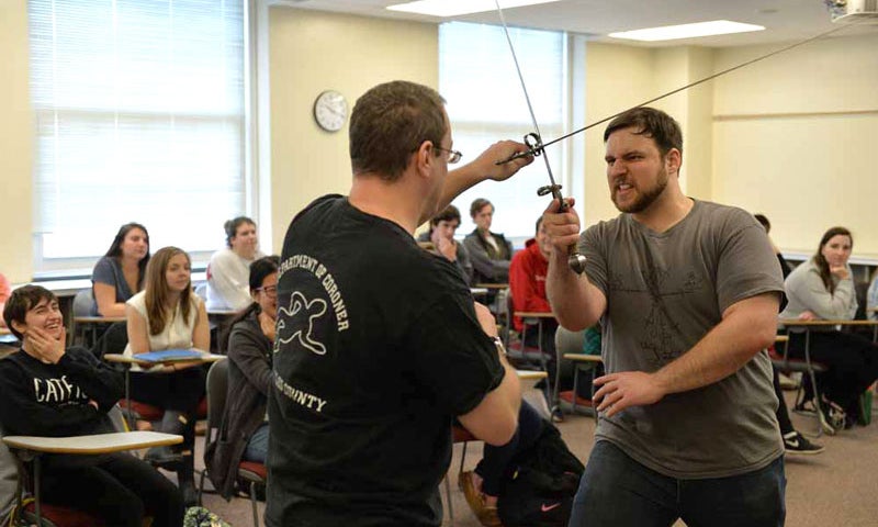 Swordplay in Medieval History Class