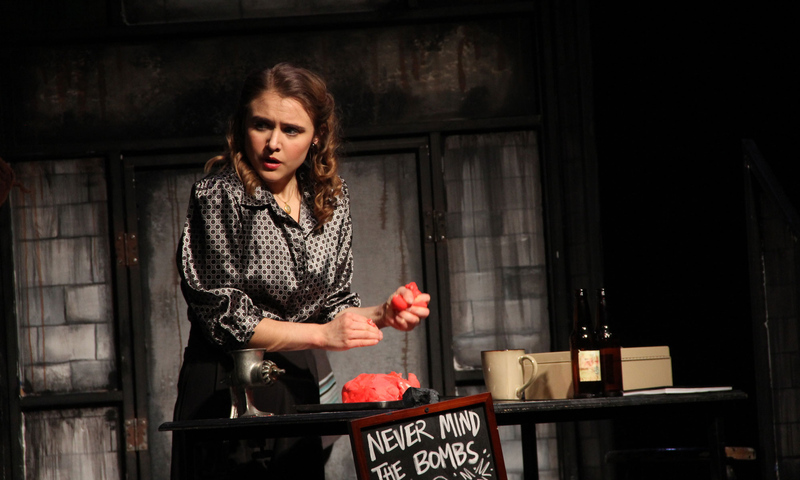 Megan Lovely in a production of Sweeny Todd