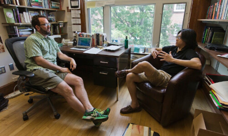 Dennis Lu in meeting