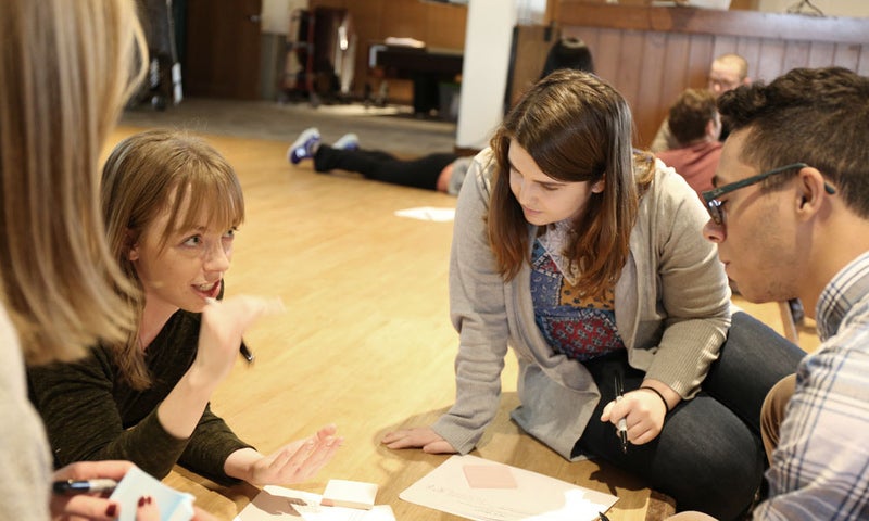 Students in a workshop