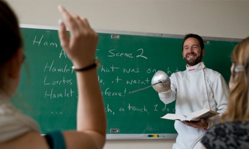 The pen may be mightier than the sword, but Peter Grandbois is a rare master at wielding both.