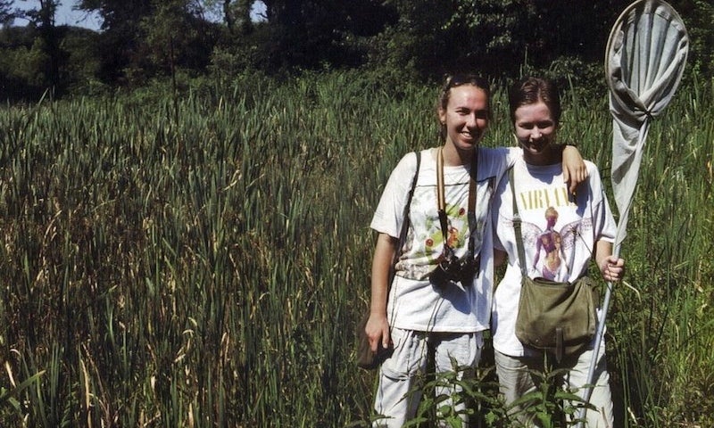 Holly and Ave at Old Minnow Pond