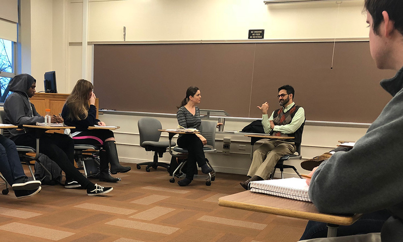 Professor Kambiz GhaneaBassiri, an expert on religion and state in the contemporary politics of Muslims in America, visits Denison.