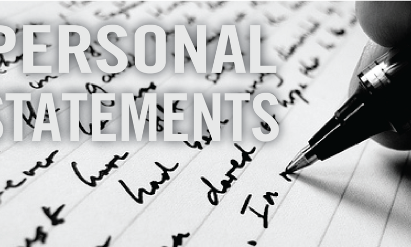 writing a personal statement