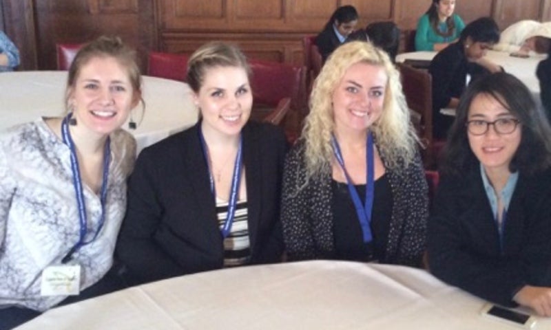 Claire Van Fossen, Mary Unkovic, Gabriele Bieliauskaite, Qiuyi (Jessica) Tang