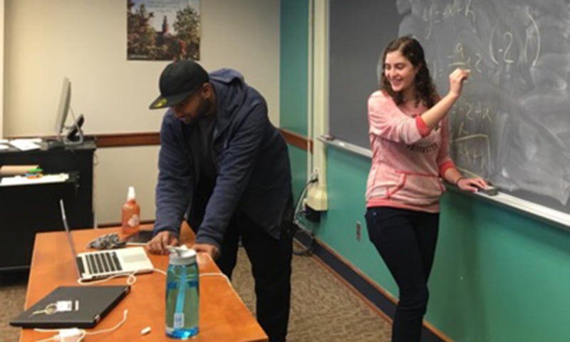 Students in the classroom