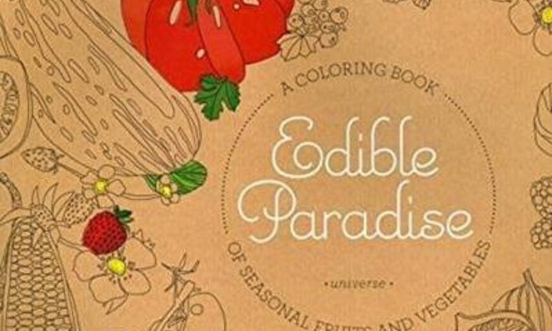 Cookbook cover that reads Edible Paradise