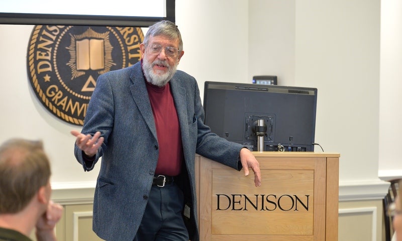 Nobel Laureate William Phillips speaks at Denison