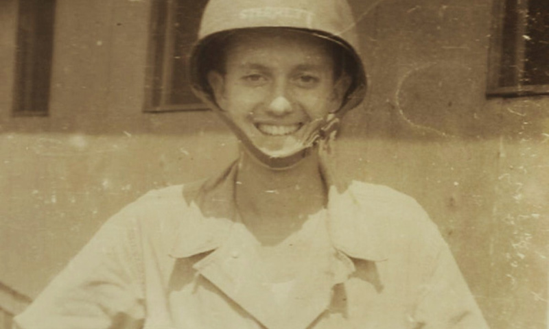 old photo of man in army