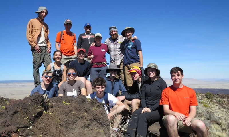 group photo geosciences spring break