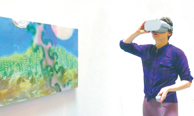 Al DiLorenzo, 'Painting Virtual Reality'