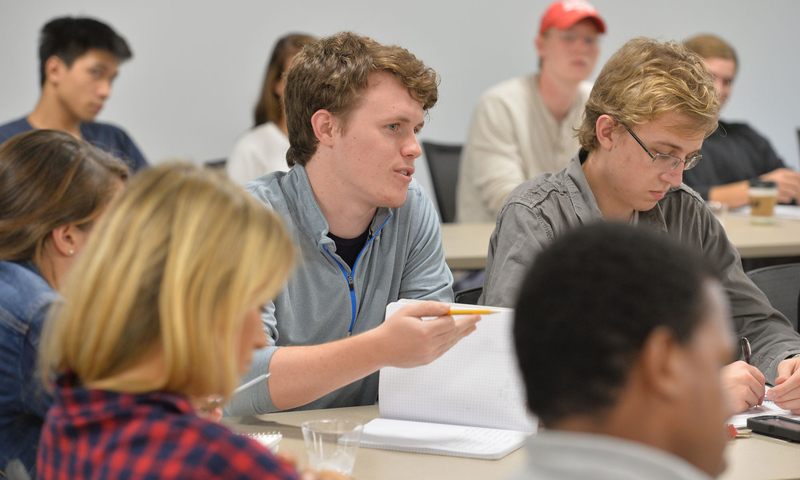 Students in class.