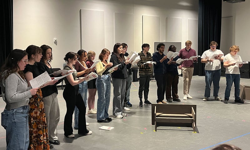 Spring awakening rehearsal