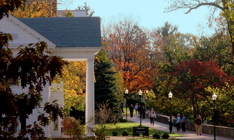 denison campus in the fall