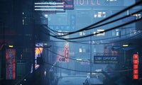 Downtown in a major city